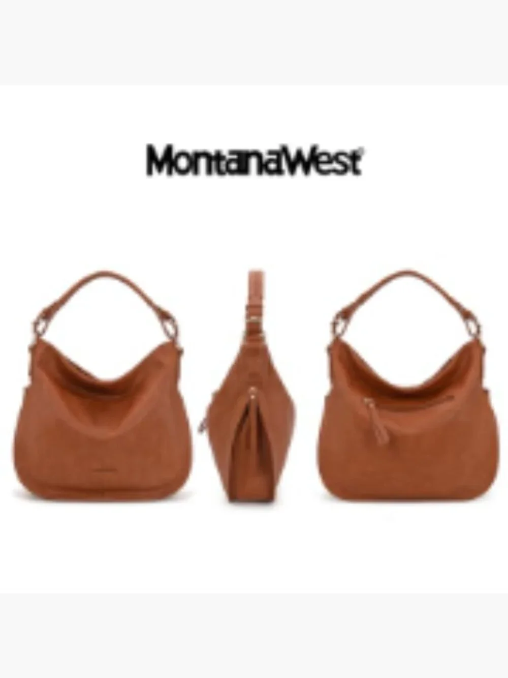 Hobo Shoulder Bag Vegan Leather Large Tote Crossbody Handbag